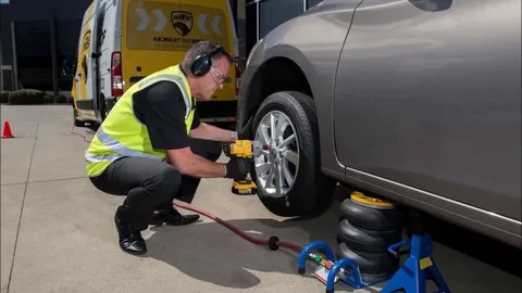 Professional tyre service in Dubai
